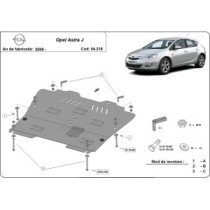 Protection sous moteur et de la boîte de vitesse Opel Astra J