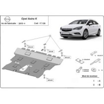 Protection sous moteur et de la boîte de vitesse Opel Astra K