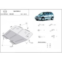 Protection sous moteur et de la boîte de vitesse Opel Zafira A