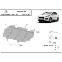 Protection sous moteur et de la boîte de vitesse Peugeot 3008