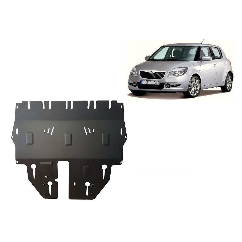 Protection sous moteur et de la boîte de vitesse Skoda Fabia 2