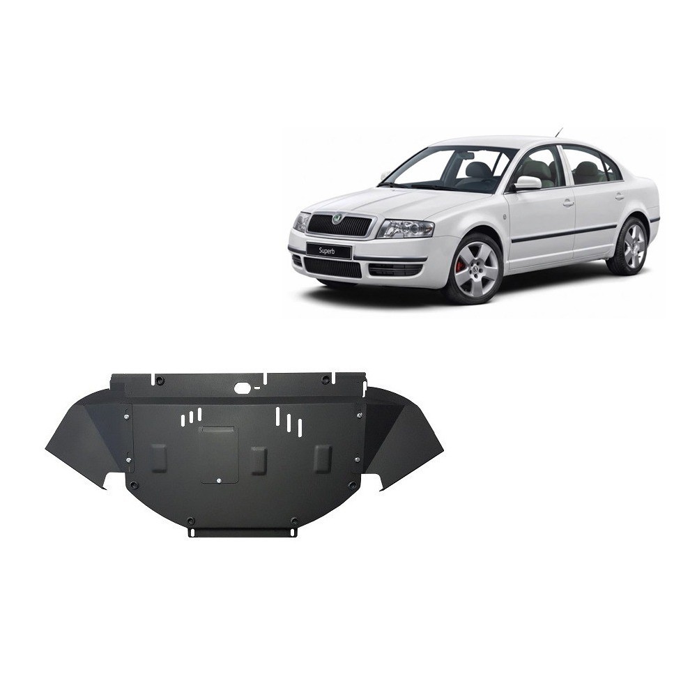 Protection sous moteur et de la radiateur Skoda Superb - 2.5 Tdi, V6