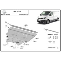 Protection sous moteur et de la boîte de vitesse Opel Vivaro A