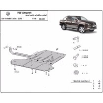 Protection de la boîte de vitesse et de la différentiel Volkswagen Amarok