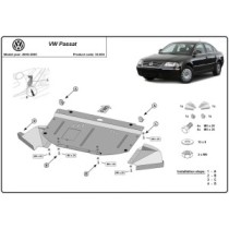 Protection sous moteur et de la radiateur VW Passat B5.5