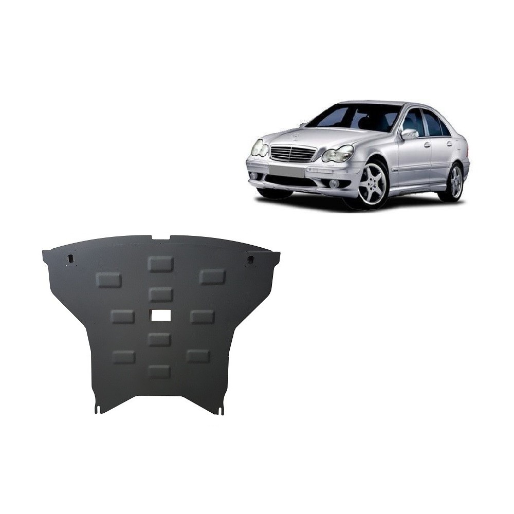 Protection sous moteur et de la radiateur Mercedes C-Class W203