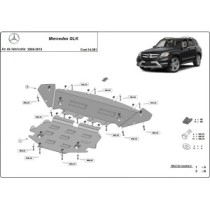 Protection sous moteur et de la boîte de vitesse Mercedes GLK X204