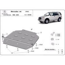 Protection de la boîte de vitesse Mercedes ML W163