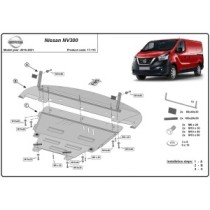Protection sous moteur et de la boîte de vitesse Nissan NV300