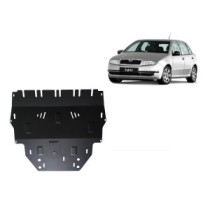 Protection sous moteur et de la boîte de vitesse Skoda Fabia