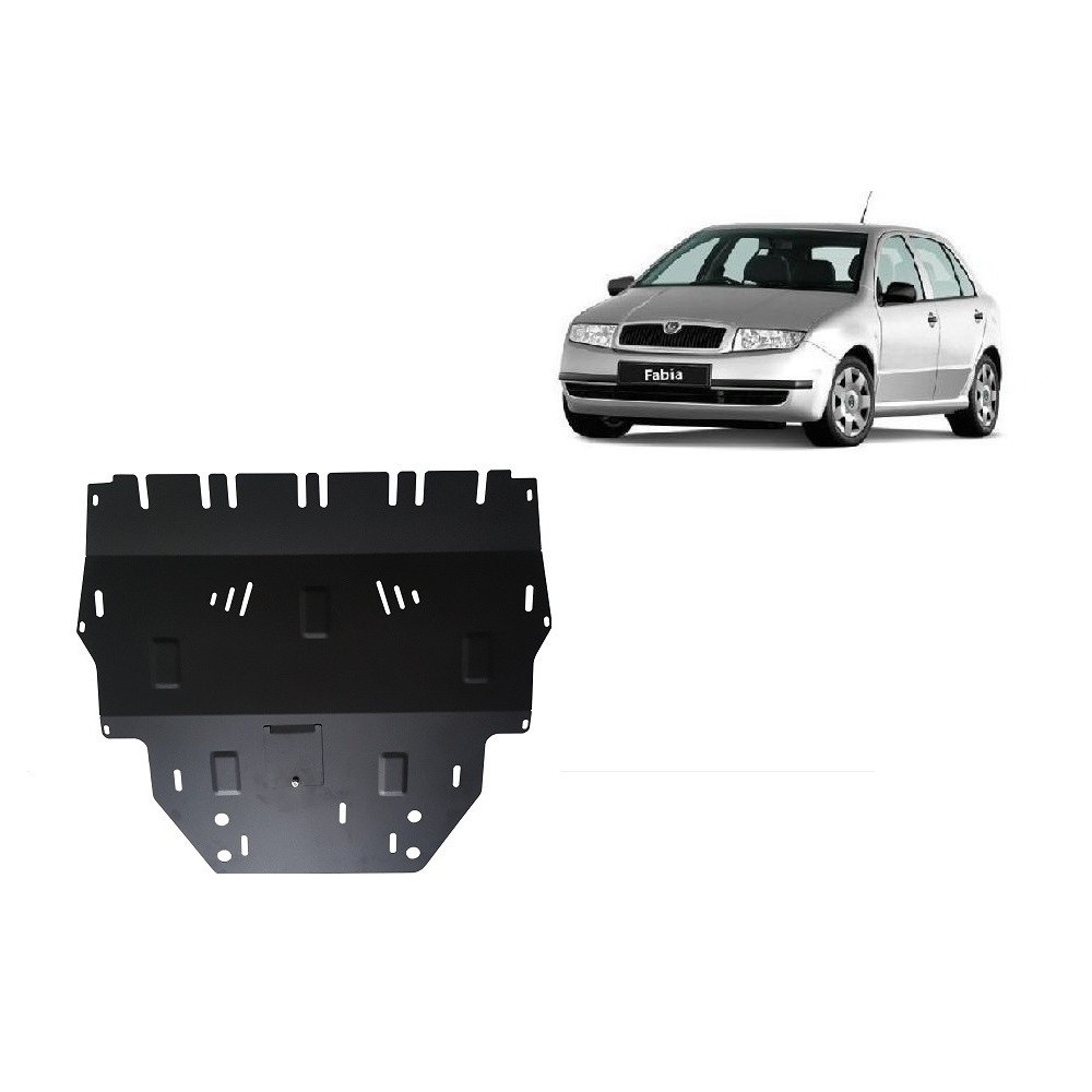 Protection sous moteur et de la boîte de vitesse Skoda Fabia
