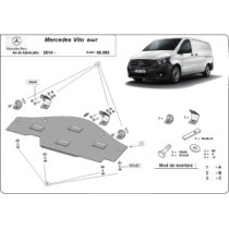 Protection EGR, system STOP&GO Mercedes Vito W447 4x2, 1.6 D