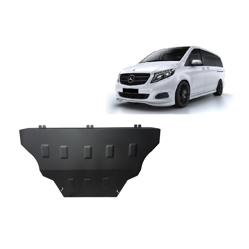 Protection sous moteur et de la boîte de vitesse Mercedes Viano W447 4x2, 1.6 D