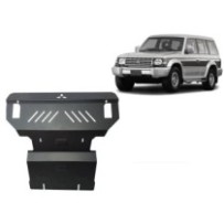 Protection sous moteur et de la radiateur Mitsubishi Pajero 2