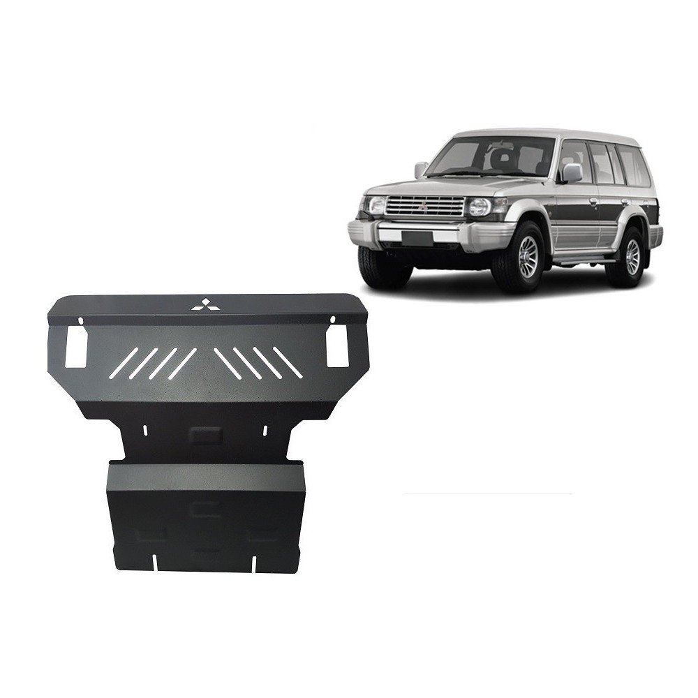 Protection sous moteur et de la radiateur Mitsubishi Pajero 2