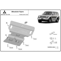 Protection sous moteur et de la radiateur Mitsubishi Pajero 2