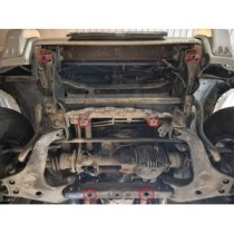 Protection sous moteur et de la radiateur Mitsubishi Pajero 2
