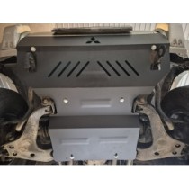 Protection sous moteur et de la radiateur Mitsubishi Pajero 2