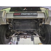 Protection sous moteur et de la radiateur Mitsubishi Pajero 2