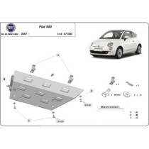 Protection sous moteur et de la boîte de vitesse Fiat 500