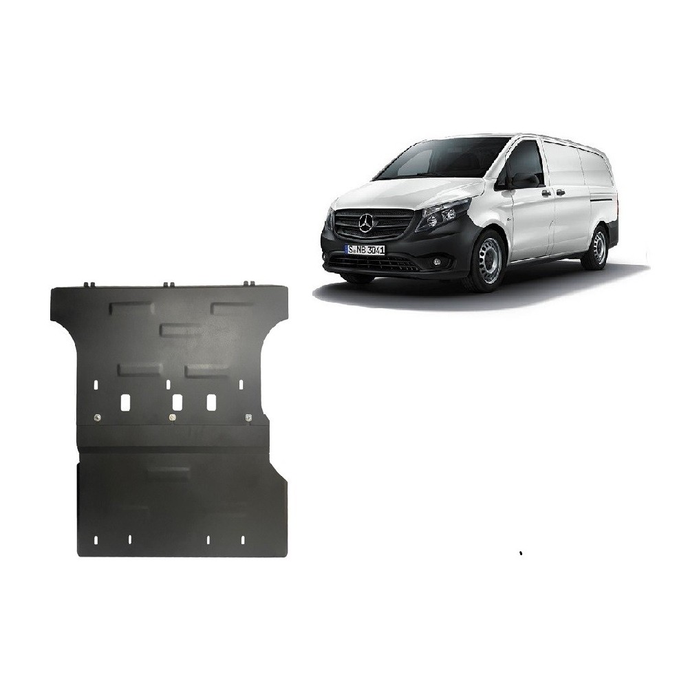 Protection sous moteur et de la boîte de vitesse Mercedes Vito W447 - 4X2