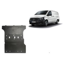 Protection sous moteur et de la boîte de vitesse Mercedes Viano W447 2.2 D, 4x2