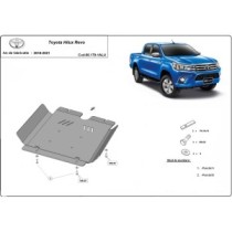 Aluminium protection de la boîte de vitesse Toyota Hilux Revo
