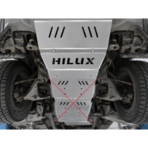 Protection de radiateur Toyota Hilux Revo - Aluminium