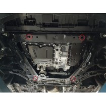 Protection sous moteur et de la boîte de vitesse Renault Koleos