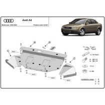 Protection sous moteur et de la radiateur Audi A4 B6