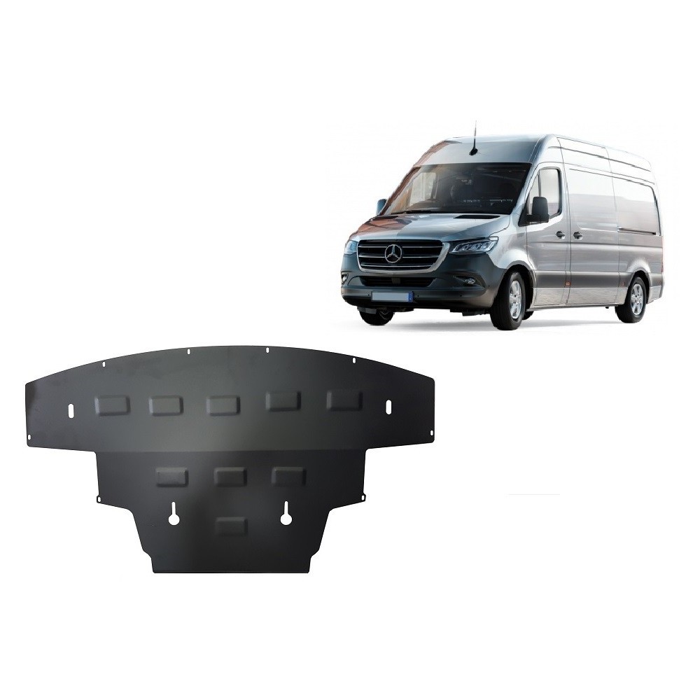 Protection sous moteur et de la radiateur Mercedes Sprinter- Propulsion