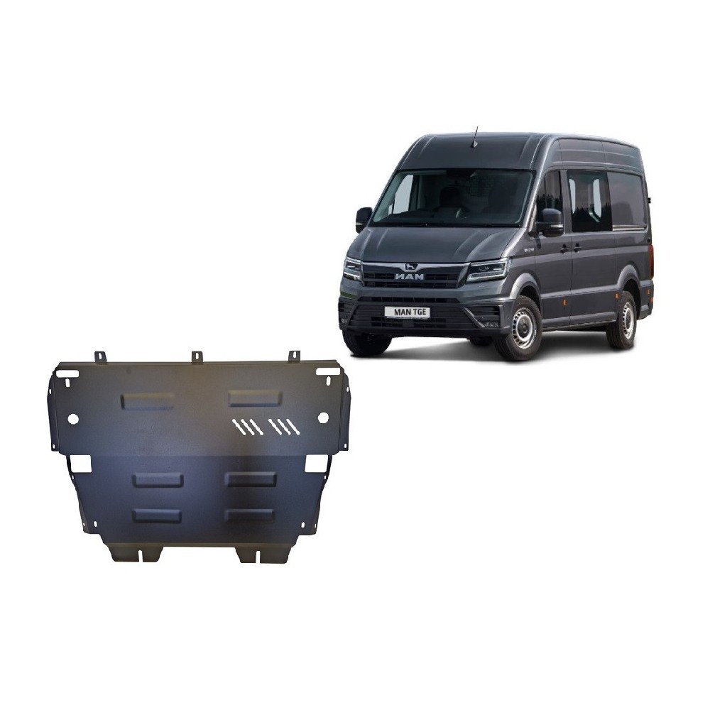 Protection sous moteur et de la boîte de vitesse MAN Tge