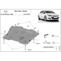 Protection sous moteur et de la boîte de vitesse Opel Astra J Sedan