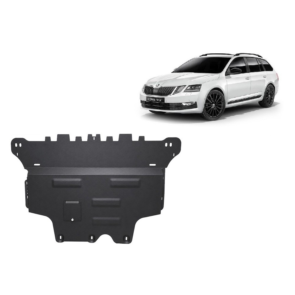 Protection sous moteur et de la boîte de vitesse Skoda Octavia 3