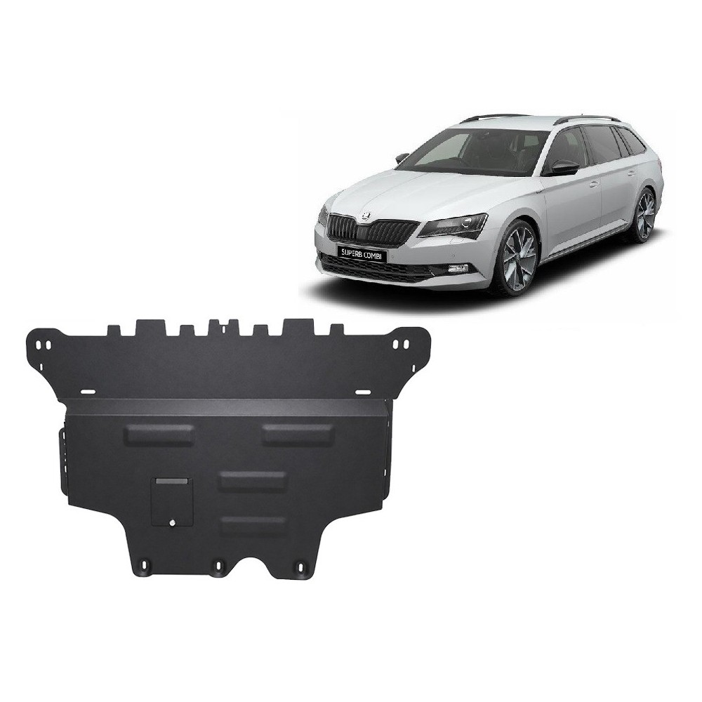 Protection sous moteur et de la boîte de vitesse Skoda Superb