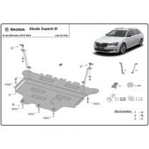 Protection sous moteur et de la boîte de vitesse Skoda Superb