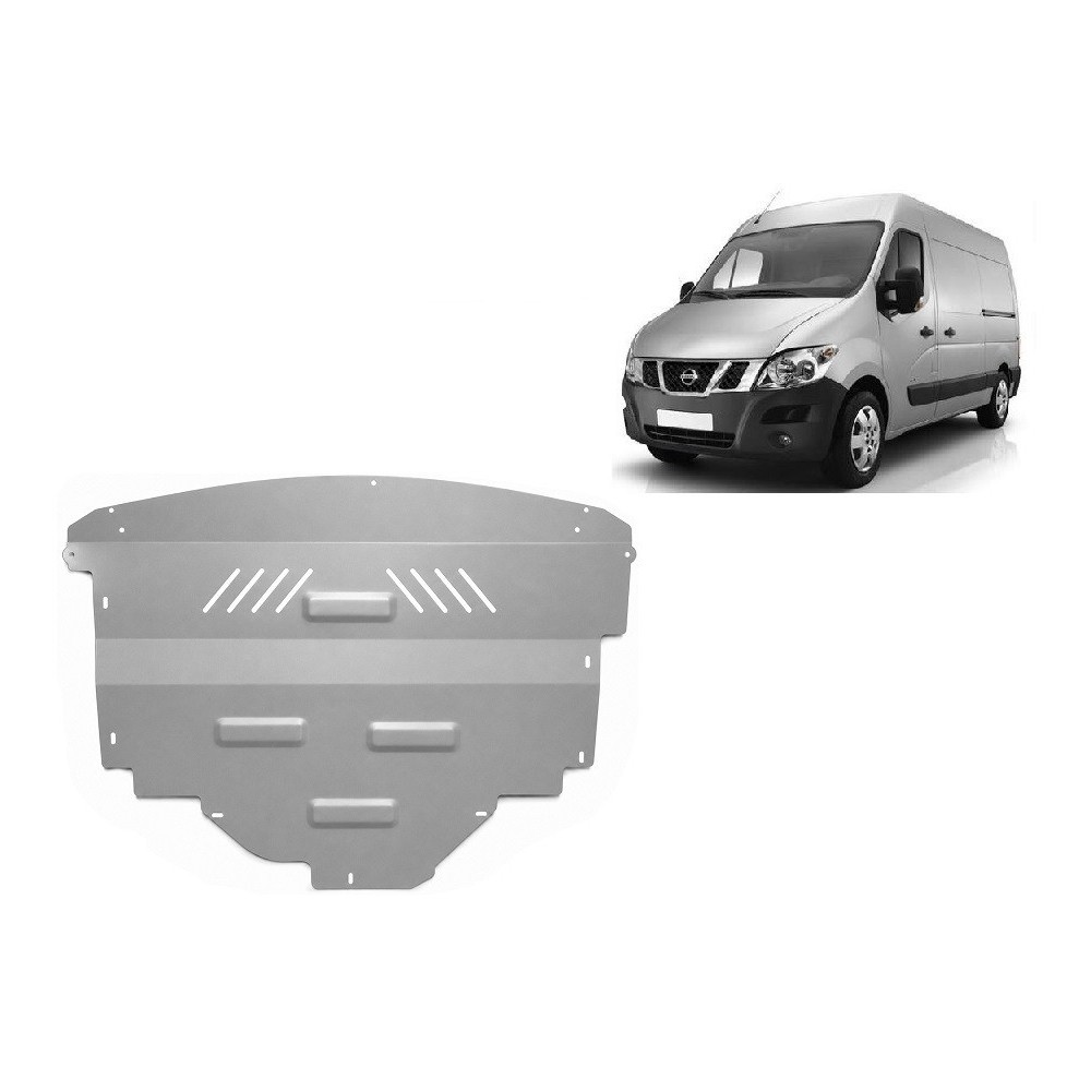Protection sous moteur et de la boîte de vitesse Nissan Interstar - Aluminium
