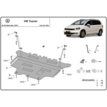Protection sous moteur et de la boîte de vitesse VW Touran