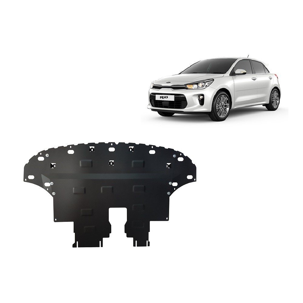 Protection sous moteur et de la boîte de vitesse Kia Rio 4