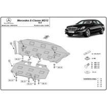 Protection sous moteur et de la radiateur Mercedes E-Classe W212