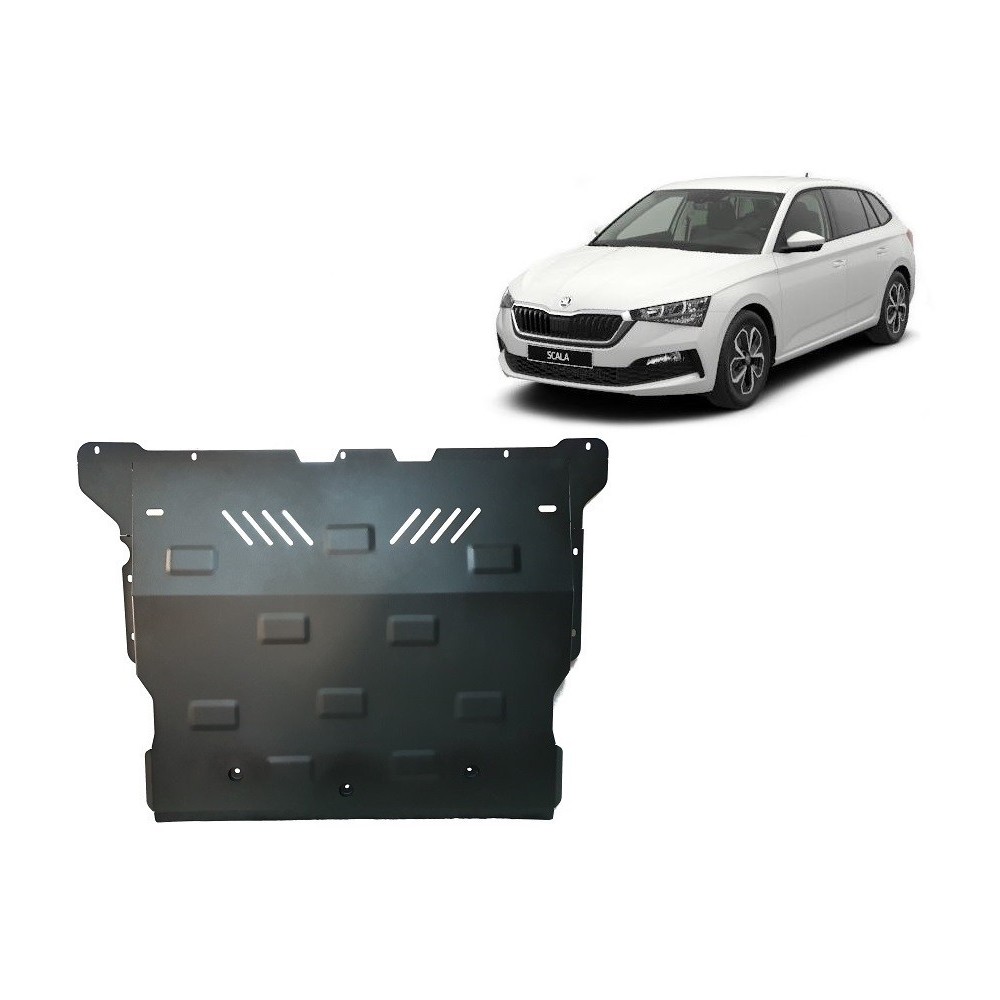 Protection sous moteur et de la boîte de vitesse Skoda Scala