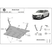 Protection sous moteur et de la boîte de vitesse Skoda Scala