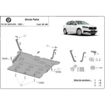 Protection sous moteur et de la boîte de vitesse Skoda Fabia
