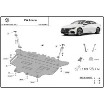Protection sous moteur et de la boîte de vitesse VW Arteon