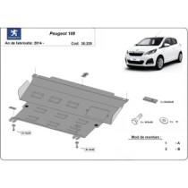 Protection sous moteur et de la boîte de vitesse Peugeot 108