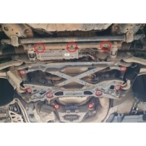 Protection de la boîte de vitesse Audi A8