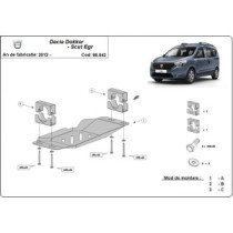 Protection sous système Stop&Go, EGR Dacia Dokker