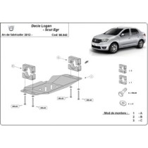 Protection sous système Stop&Go, EGR Dacia Logan 2