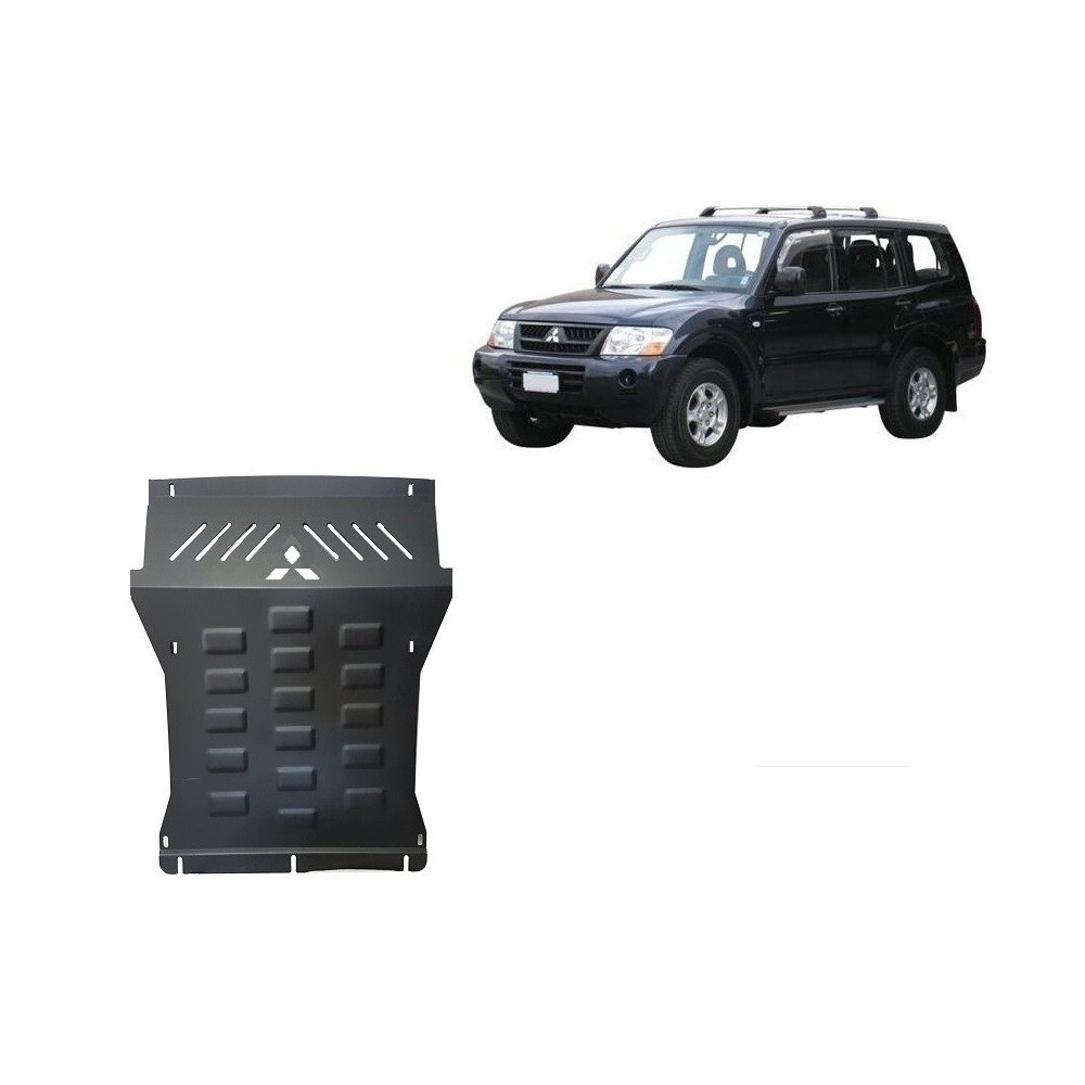 Protection sous moteur et de la radiateur Mitsubishi Pajero 3