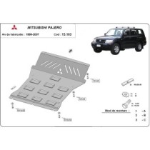 Protection sous moteur et de la radiateur Mitsubishi Pajero 3